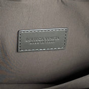 INTRECCIATO CLUTCH 26 IN CORDUROY GRAY CALFSKIN