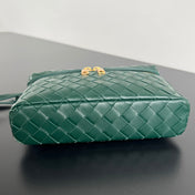 BANG BANG 22 VANITY CASE IN DARK GREEN CALFSKIN