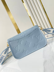 DIANE 23 IN BEAU BLUE MONOGRAM EMPREINTE LEATHER