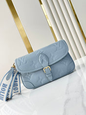 DIANE 23 IN BEAU BLUE MONOGRAM EMPREINTE LEATHER