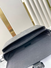 MONTSOURIS WEARABLE WALLET 22 IN GUN METAL MONOGRAM ECLIPSE CANVAS