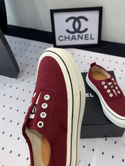 LACELESS SNEAKERS PLATFORM IN ROSEWOOD CANVAS