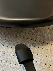 SL CARLYLE SLIPPERS BLACK SATIN