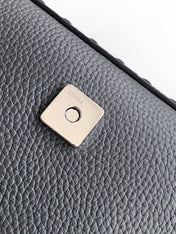 Fend Baguette 27 Bag Black Calfskin Shw