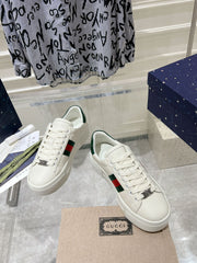 GG ACE 30 SUPREME TRAINER WHITE CALFSKIN