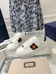 GG ACE 30 SUPREME TRAINER WHITE CALFSKIN