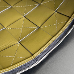 LARGE CASSETTE POUCH 35 IN TROUT GRAY CALFSKIN