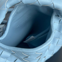 MINI HOP 25 IN SKY BLUE CALFSKIN