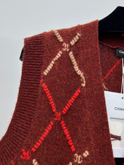 CHANEL 25S SET KNIT VEST STYLE 256