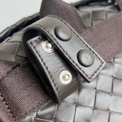 POSTINO BAG 30 IN HICKORY BROWN CALFSKIN