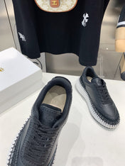 NAMA SNEAKER 5 CM IN BLACK CALFSKIN