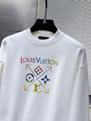 LV SWEATER IN WHITE COTTON 238811