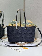 MEDIUM 37 TOUJOURS BAG IN BLACK CANNAGE DENIM