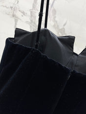 YSL 25S VELVET RHINESTONE DRESS STYLE 179