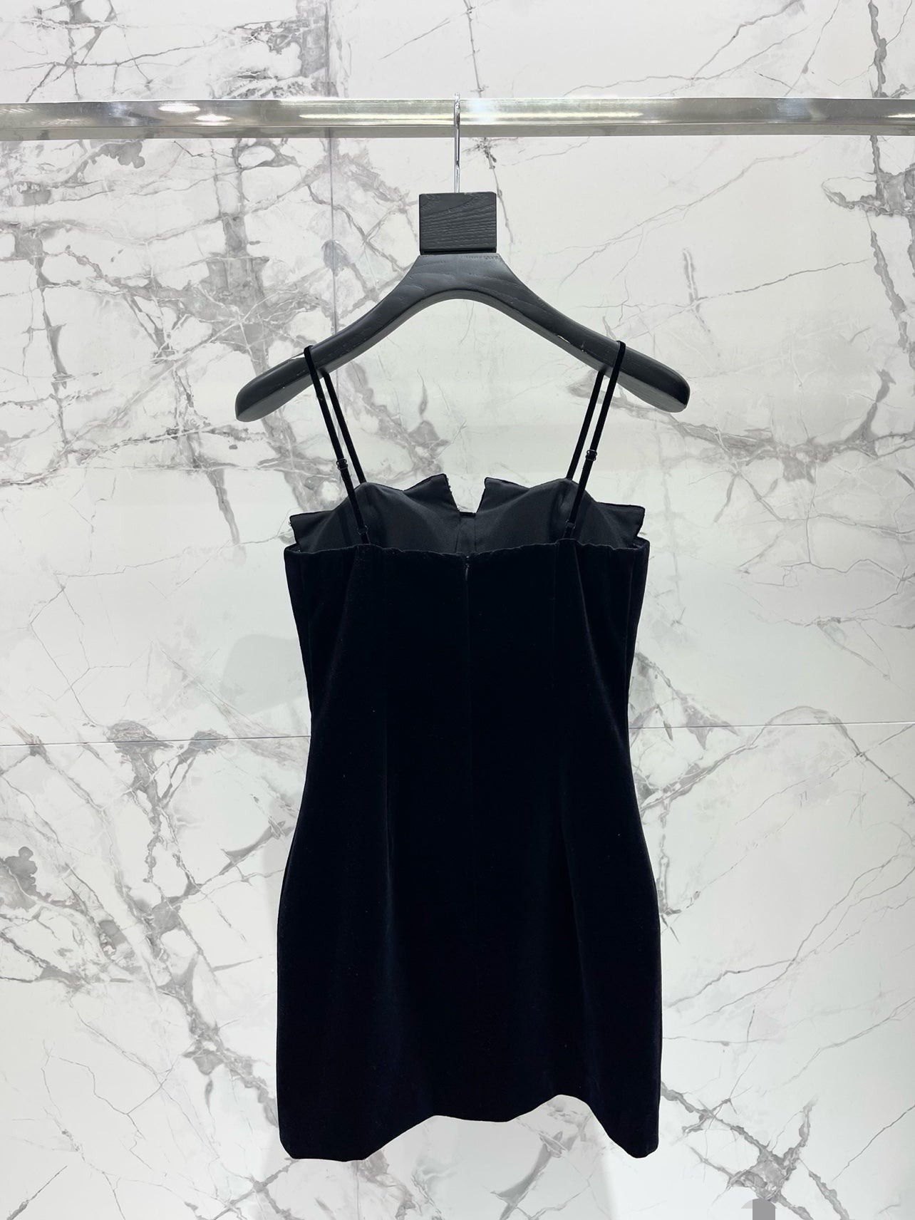 YSL 25S VELVET RHINESTONE DRESS STYLE 179