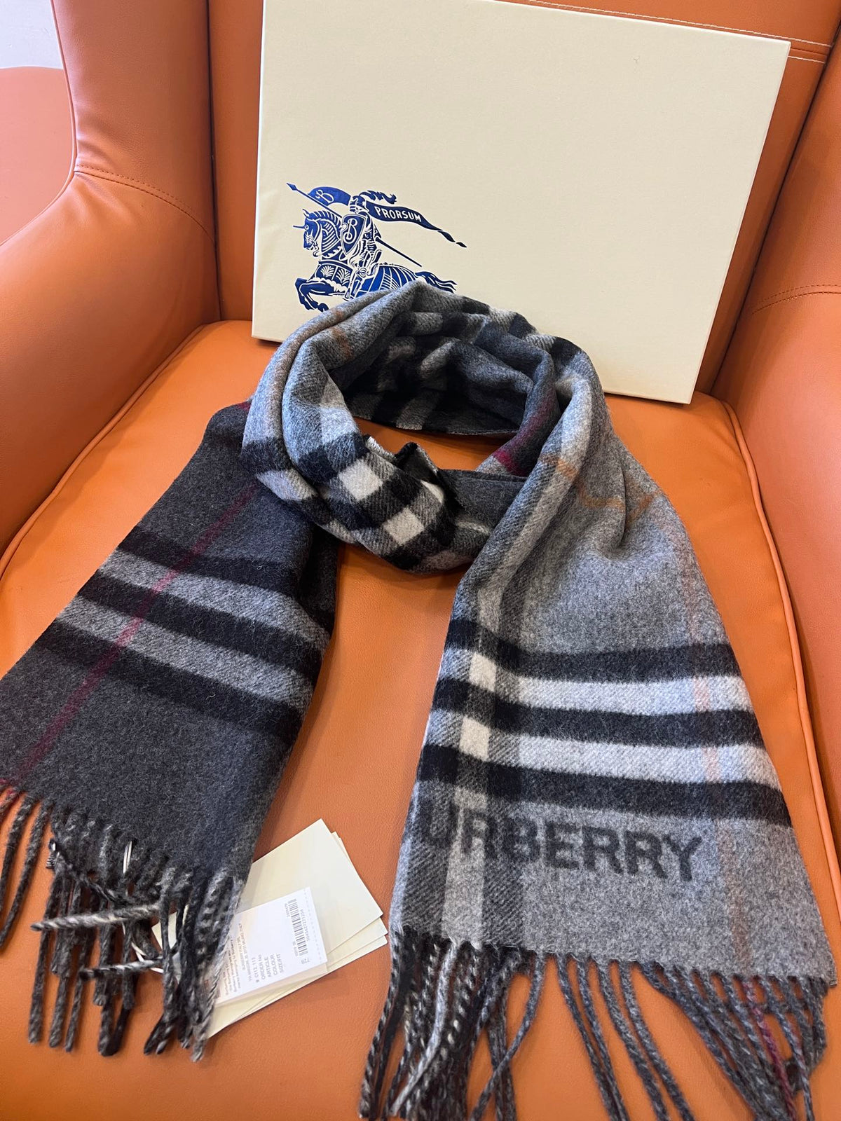 BBR SCARF 168 CM IN CASHMERE 489961