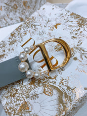 DIOR 25S BELT 30 MM IN SLATE BLUE CALFSKIN 586580