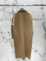 MAX MARA 25S KNITTED NOTCHED-COLLAR COAT 053