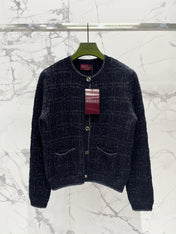 Gucci 2025 Cardigan Dark Blue Wool