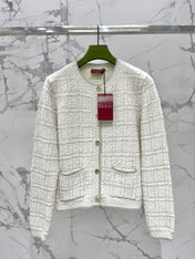 Gucci 2025 Cardigan Cream White Wool