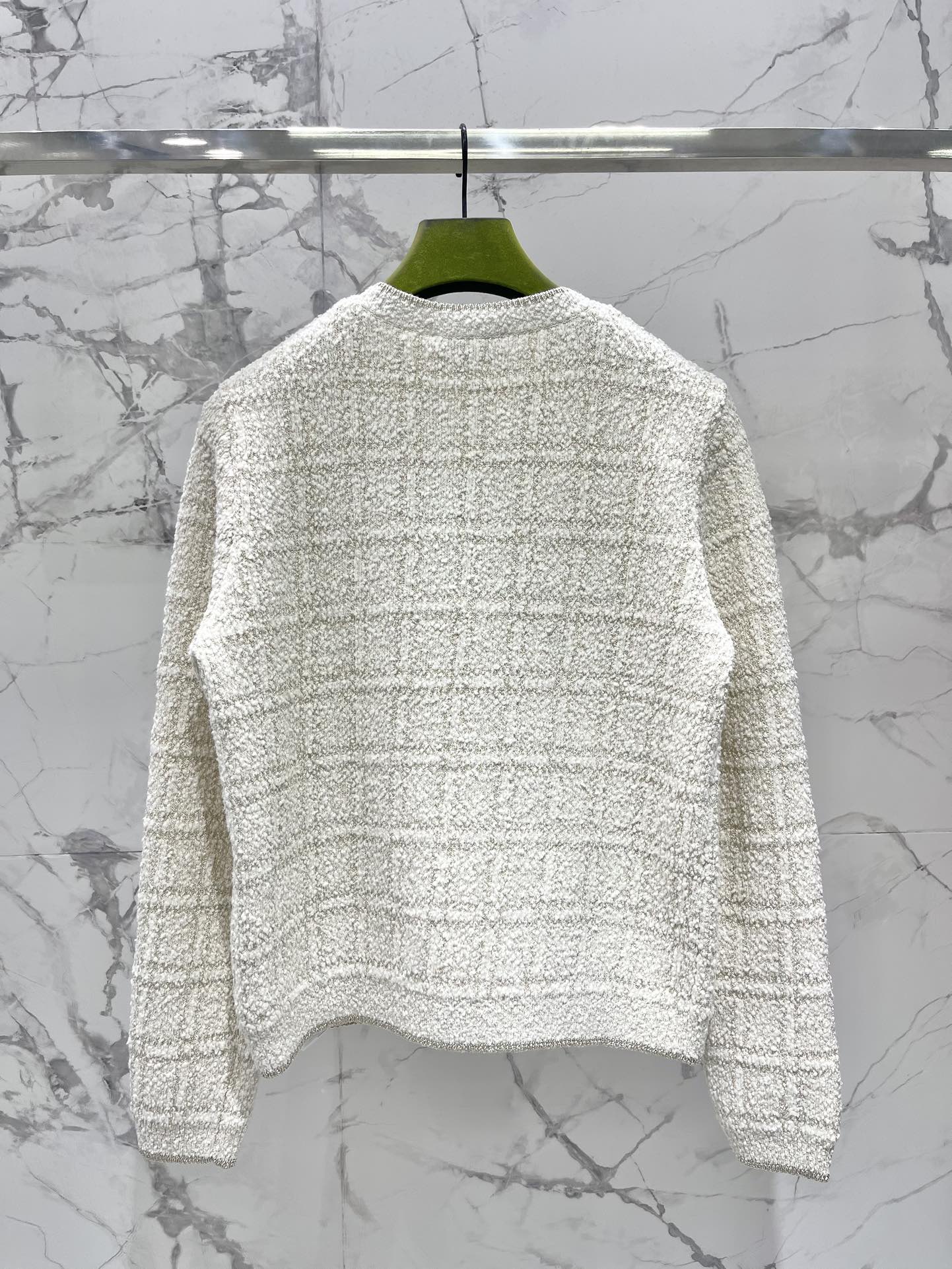 Gucci 2025 Cardigan Cream White Wool