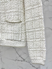 Gucci 2025 Cardigan Cream White Wool