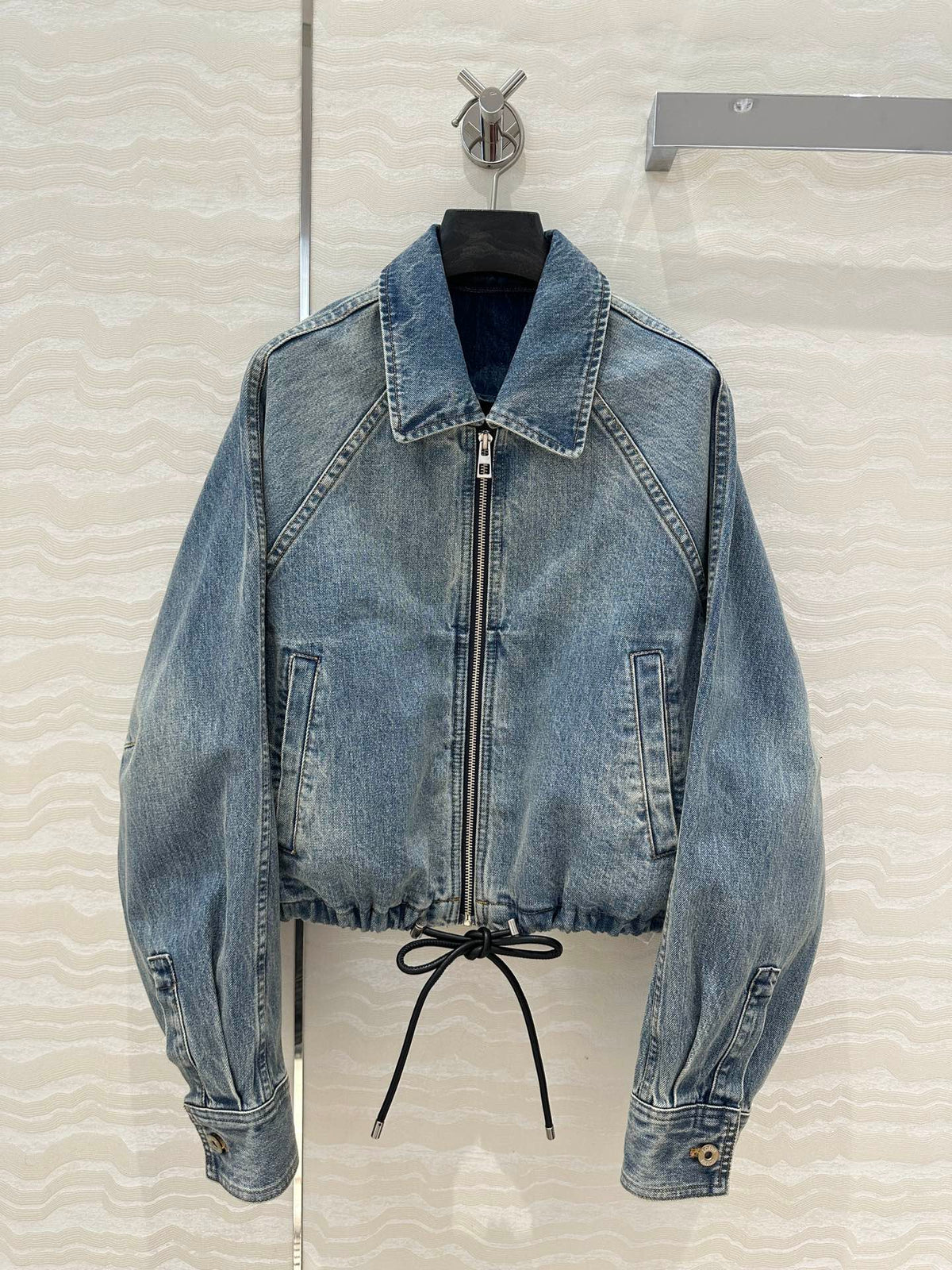 Loewe Jacket Blue Denim Fabric