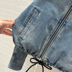 Loewe Jacket Blue Denim Fabric