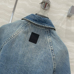 Loewe Jacket Blue Denim Fabric