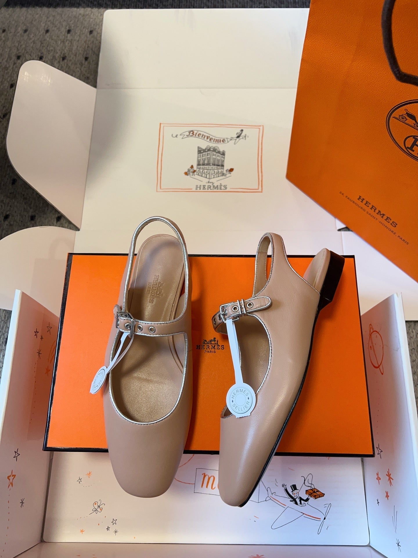 KLEO SLINGBACK IN CREPE PINK CALFSKIN