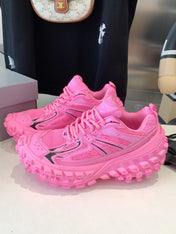 CHUNKY SNEAKERS IN PINK MIX BLACK POLYURETHANE, POLYESTER AND NYLON