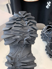 HIKE SNEAKER IN BLACK MESH, POLYURETHANE AND POLYESTER