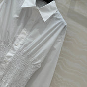 PRADA PREMIUM SHIRT DRESS WITH WAISTED DESIGN 276300