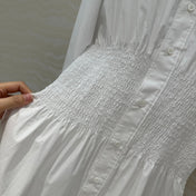 PRADA PREMIUM SHIRT DRESS WITH WAISTED DESIGN 276300