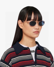 LOGO SUNGLASSES SMU52Y IN METAL