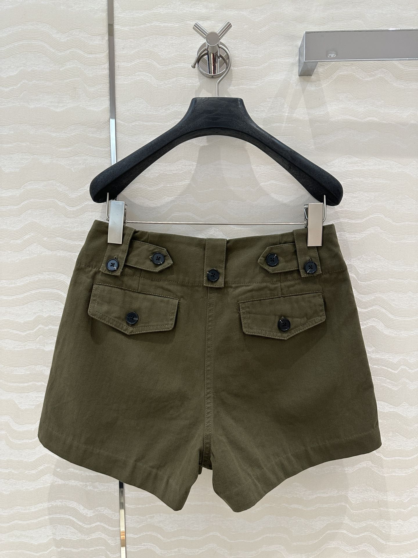 PRADA FASHION MOSS GREEN SHORTS 263938