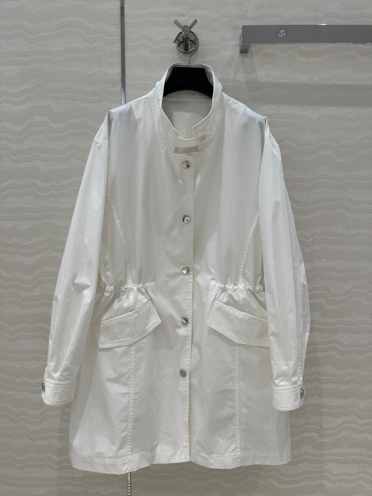 PRADA WINDBREAKER JACKET WITH TRIANGULAR POCKETS 276314