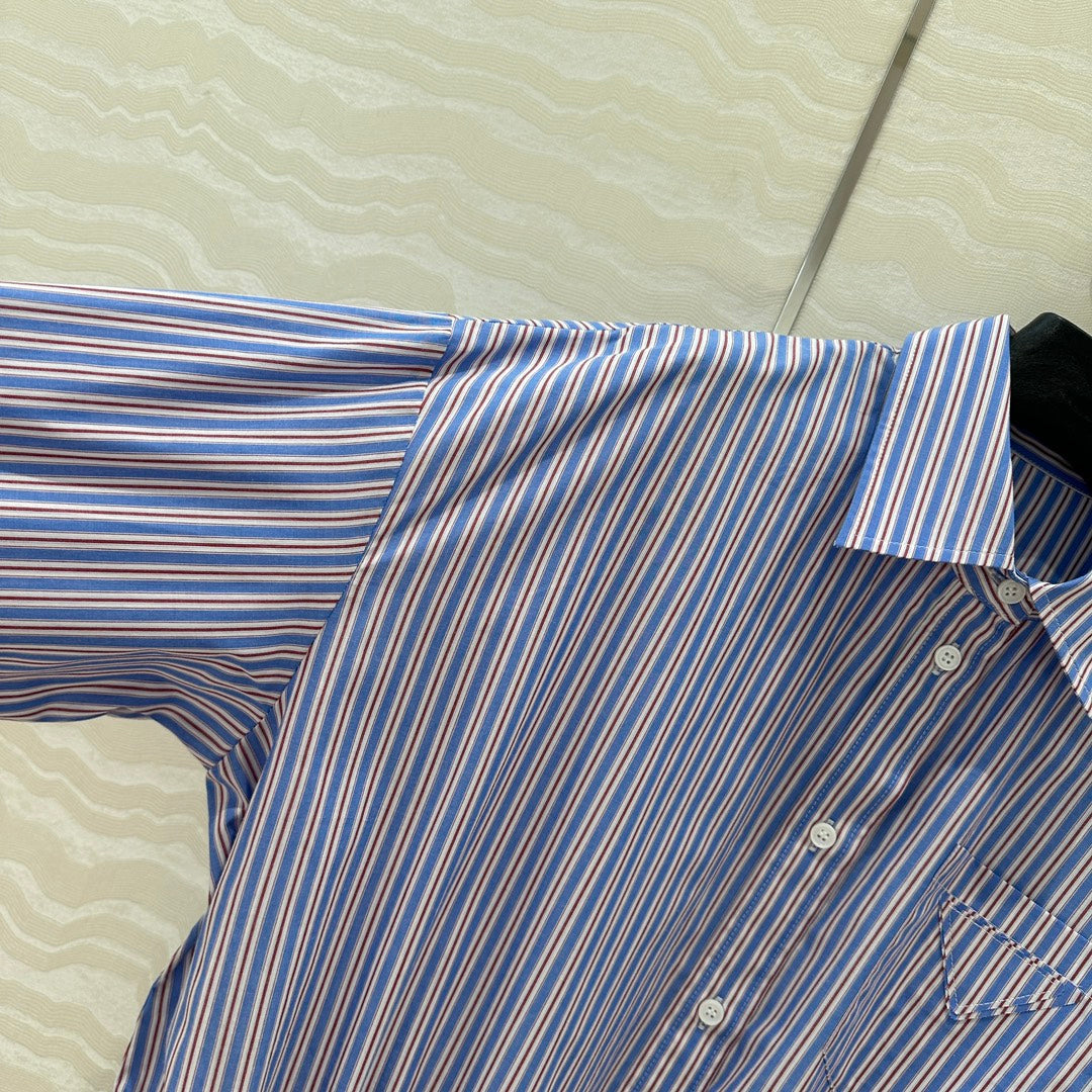 PRADA PREMIUM SHIRT DRESS WITH HIP-HUGGING DESIGN 276305