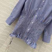 PRADA PREMIUM SHIRT DRESS WITH HIP-HUGGING DESIGN 276305