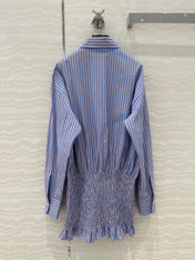 PRADA PREMIUM SHIRT DRESS WITH HIP-HUGGING DESIGN 276305