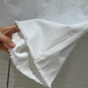 PRADA FASHION STRAIGHT-LEG DENIM SHORTS 263945