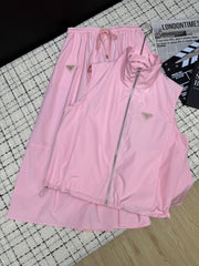 PRADA TOP AND SKIRT SET STYLE 90