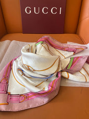 GUCCI 25S SCARF 90 IN SILK 679799