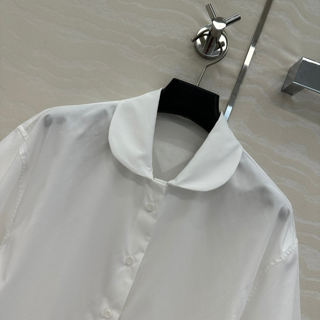 PRADA FASHION WHITE SHIRT 263951