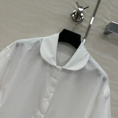 PRADA FASHION WHITE SHIRT 263951