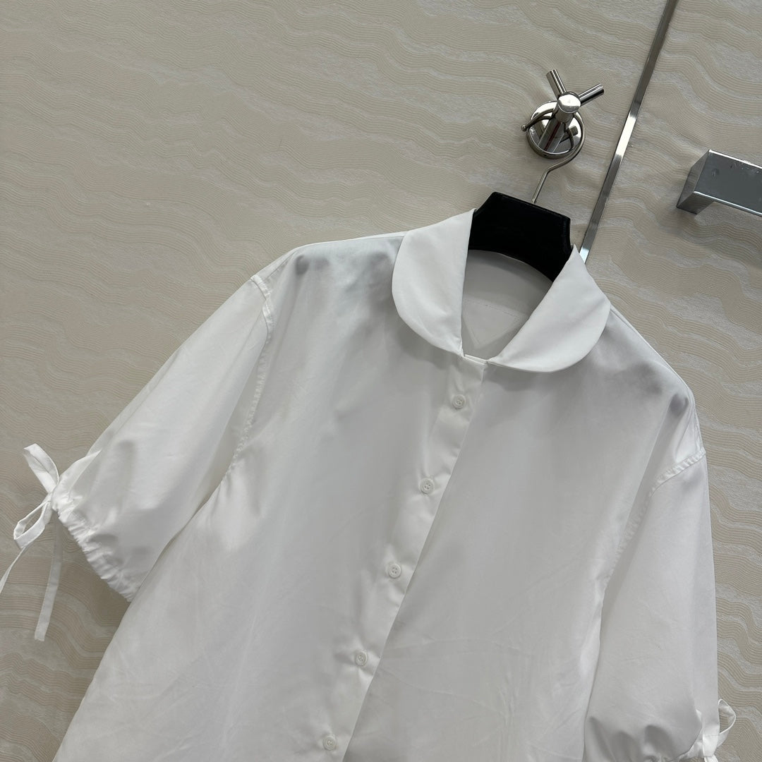 PRADA FASHION WHITE SHIRT 263951