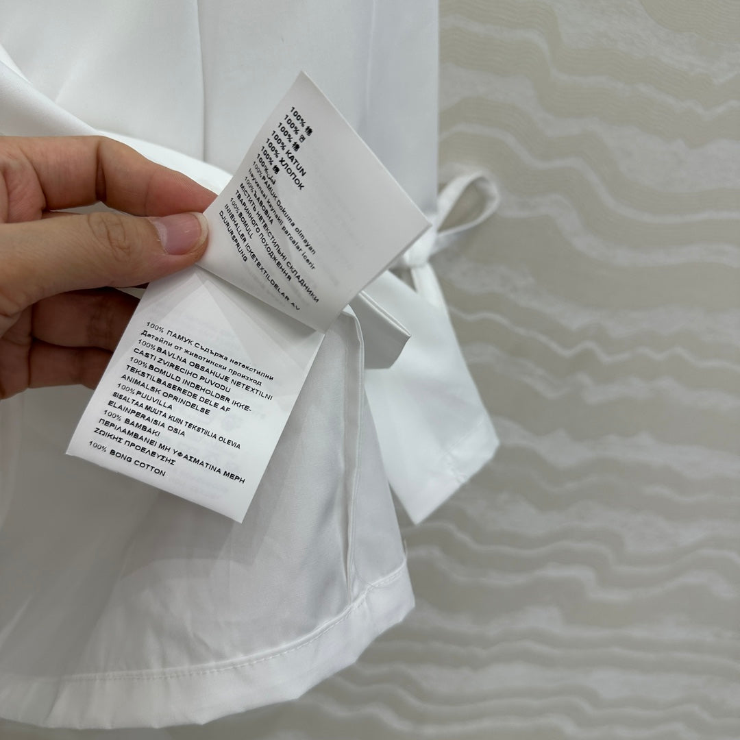 PRADA FASHION WHITE SHIRT 263951