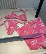 CC BIKINI SWIMSUIT SET IN PINK 624523