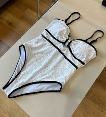 CC BIKINI SWIMSUIT SET IN WHITE 111538