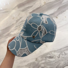 LACE FLORAL BASEBALL HAT 672631